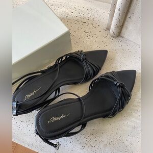 NEW Phillip Lim Verona Sandal Leather Chunky Kitten Heels | 39